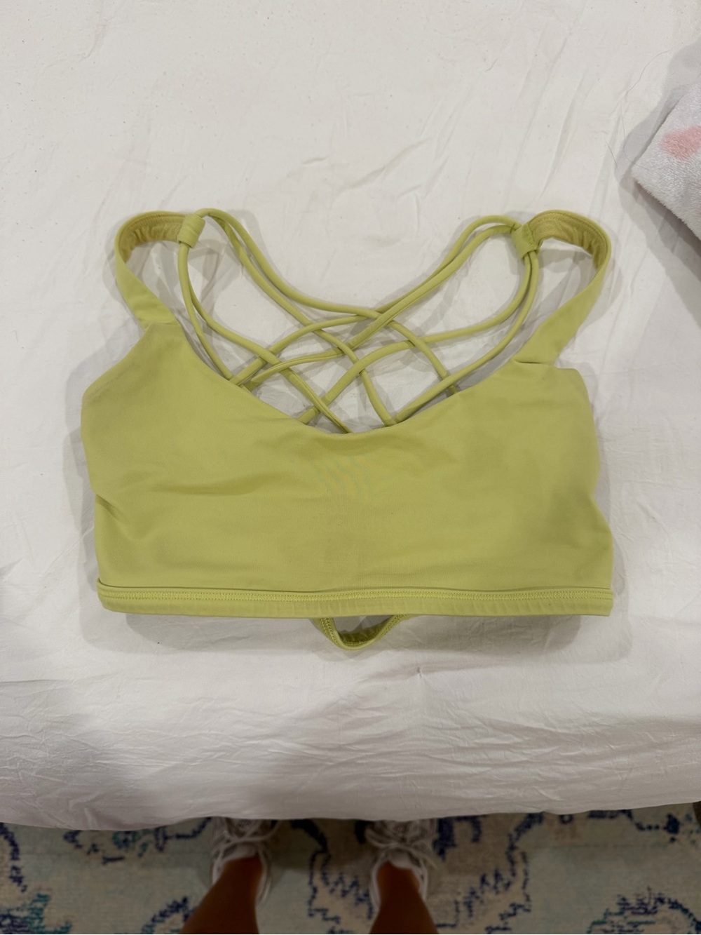 Free to be wild bra in Light Lime